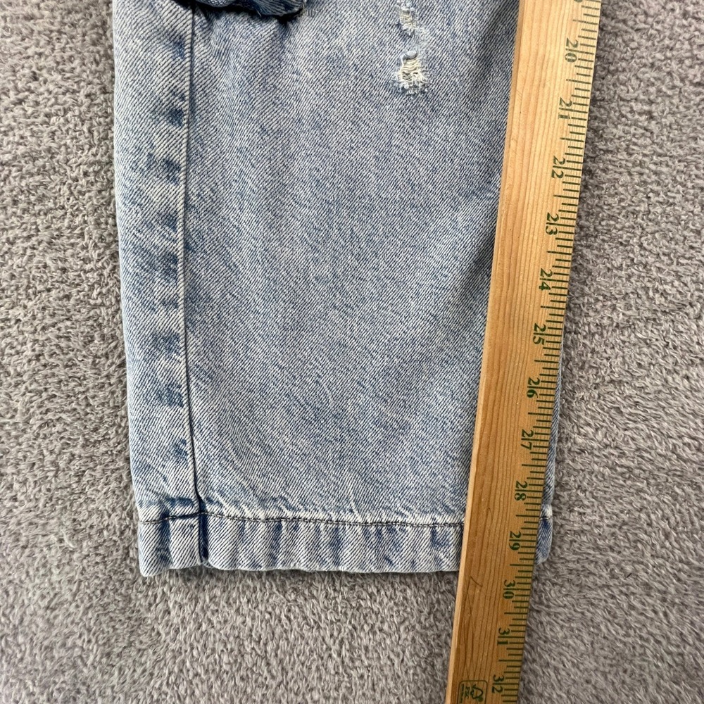 Aeropostale Low Rise Cargo Jeans Womens Small Light Y2K Distressed Utility Pants - Picture 10 of 15